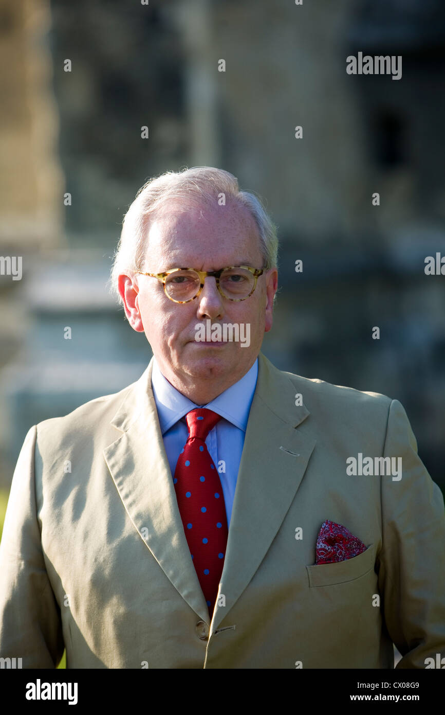 Dr David Starkey, Canterbury Cathedral, Kent , 2008 Stock Photo