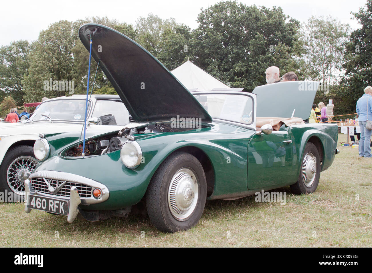 Classic sports car at Malvern Autumn Show Stock Photo Alamy
