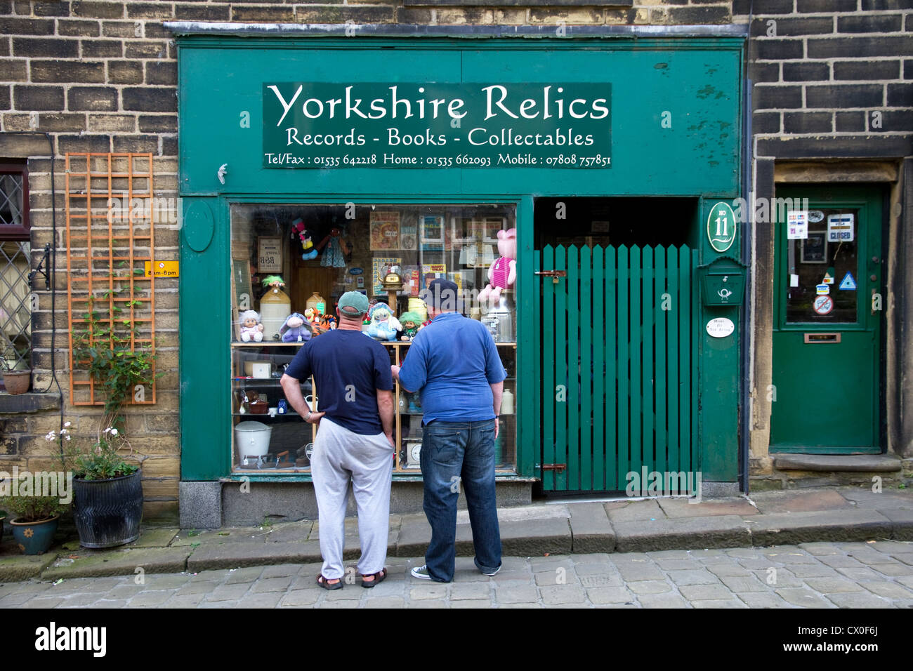 Yorkshire Relics and Second hand shop, Main Street, Haworth, West