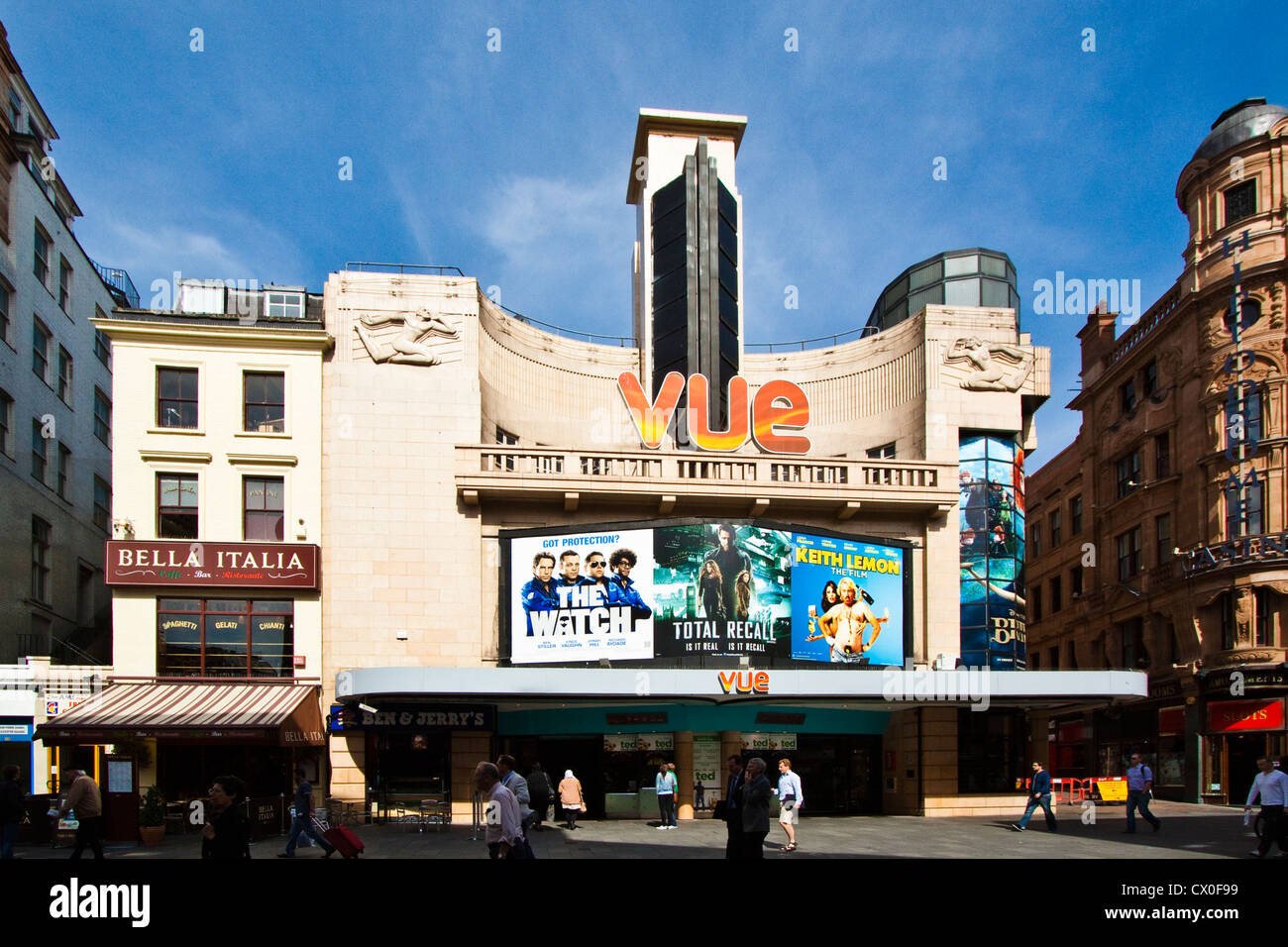Leicester square Stock Photo