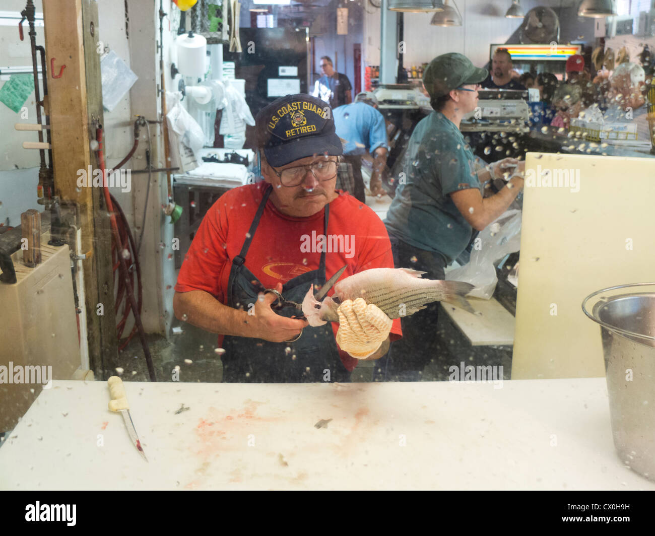 Harbor Fish Market in Portland Maine Stock Photo Alamy