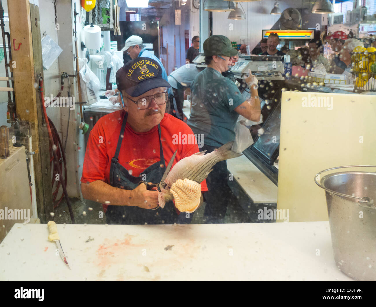 Harbor Fish Market in Portland Maine Stock Photo Alamy