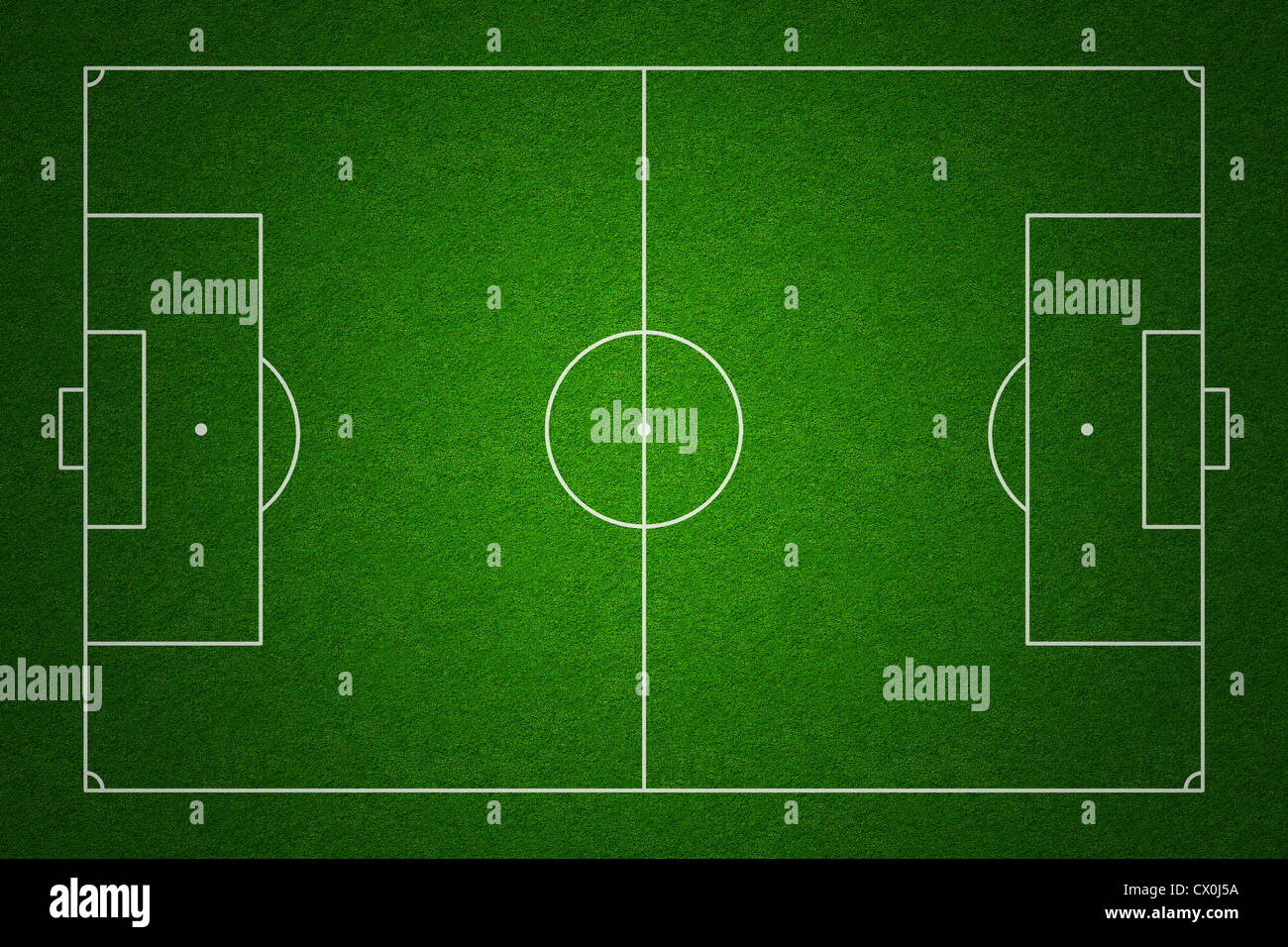 Football pitch markings goal hi-res stock photography and images - Alamy