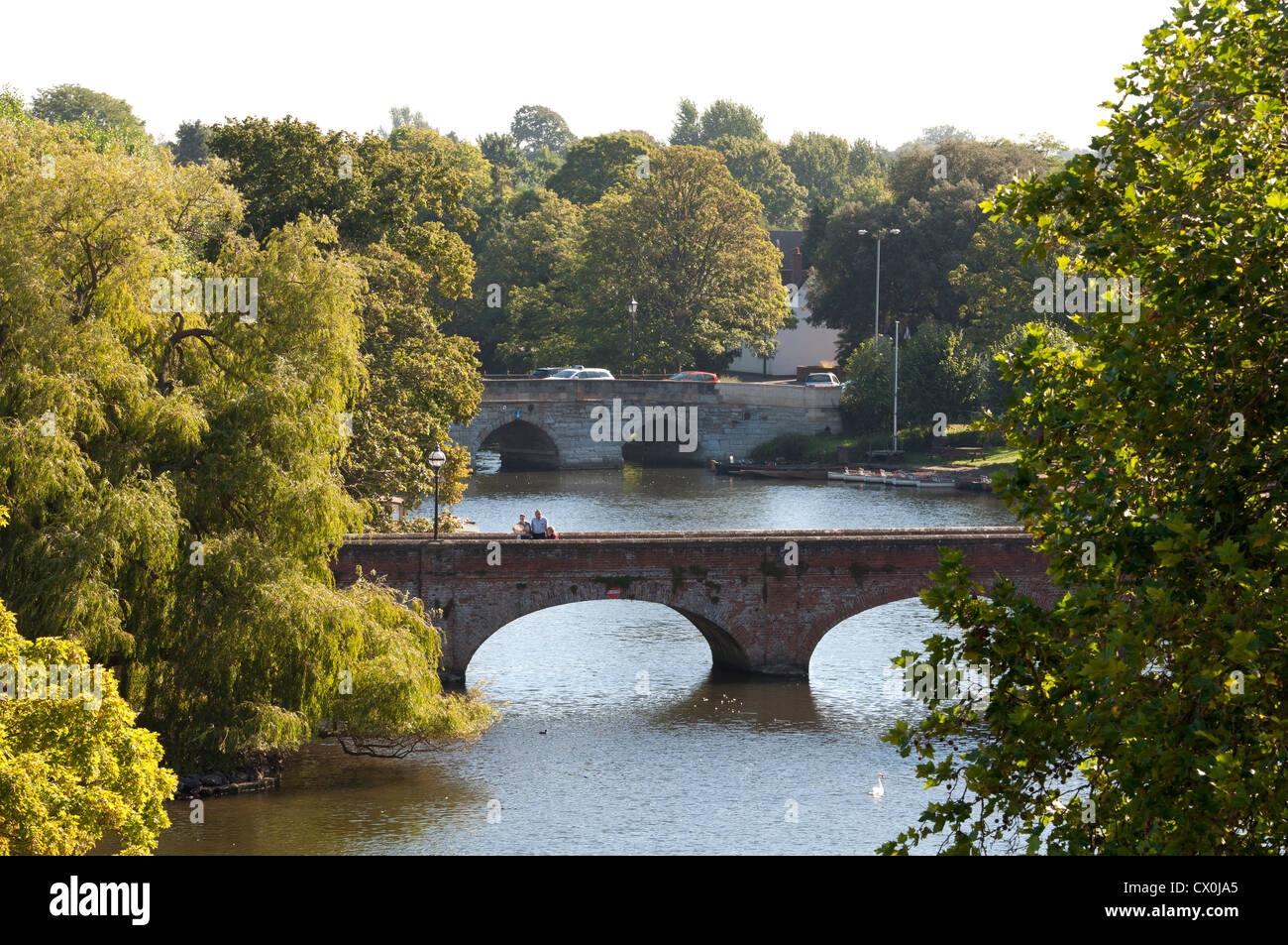 River Avon, Stratford-upon-Avon, Warwickshire, UK Stock Photo