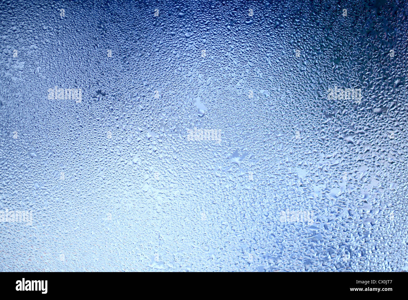 Natural water drops on a window glass Stock Photo - Alamy