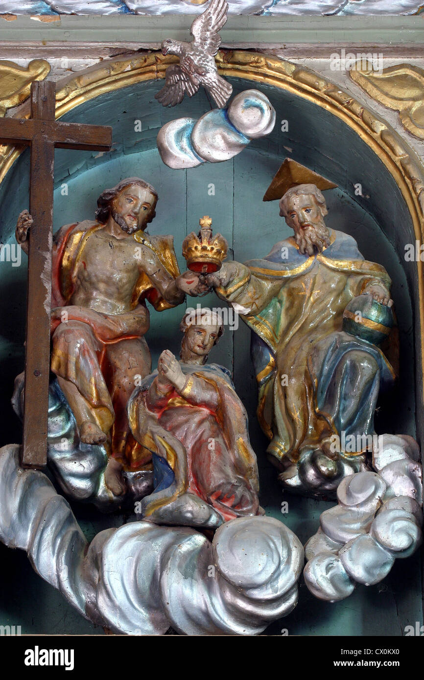 Famous altar coronation virgin mary hi-res stock photography and images ...