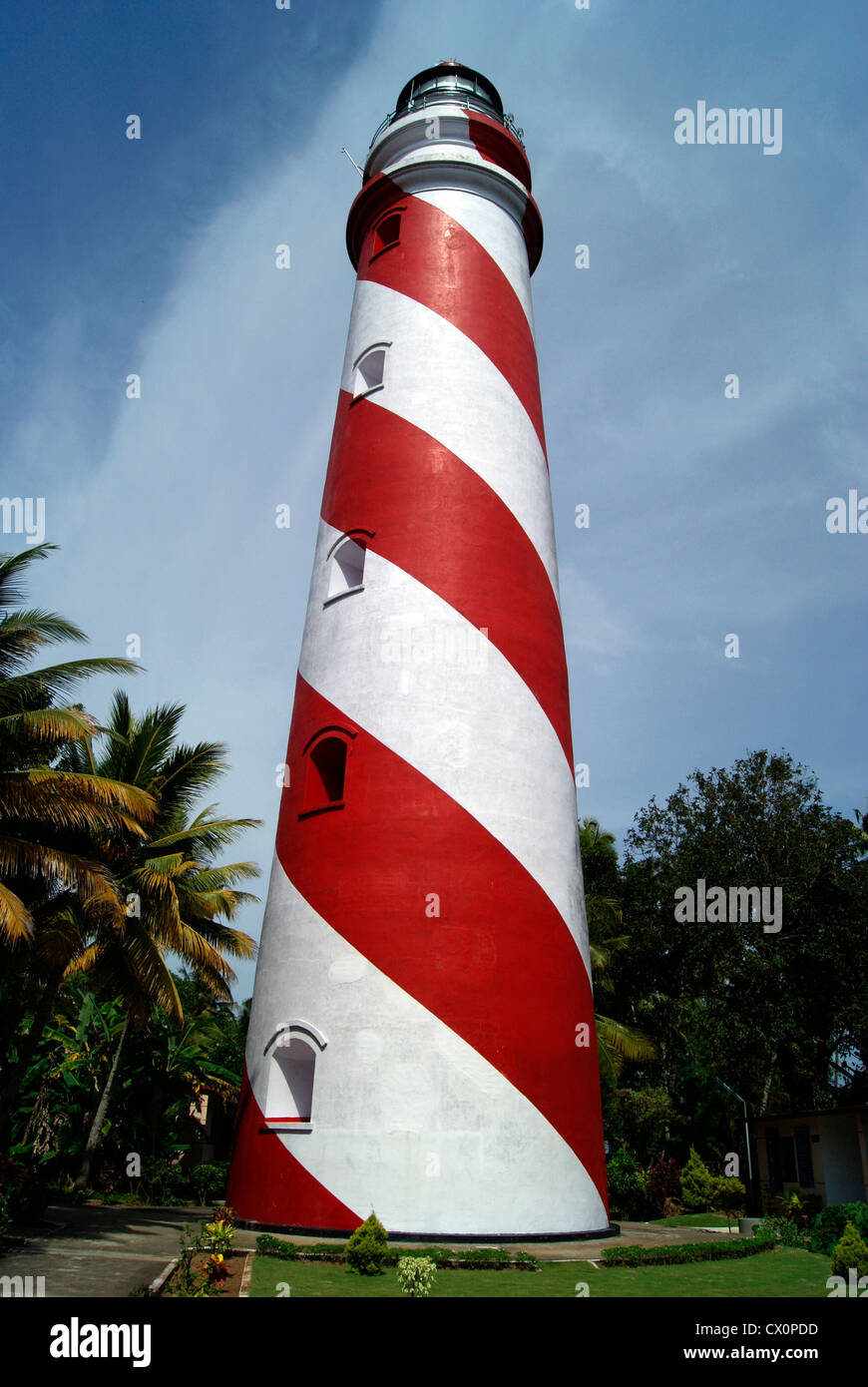 Lighthouse in Thangassery Beach 144 feet tall lighthouse built by