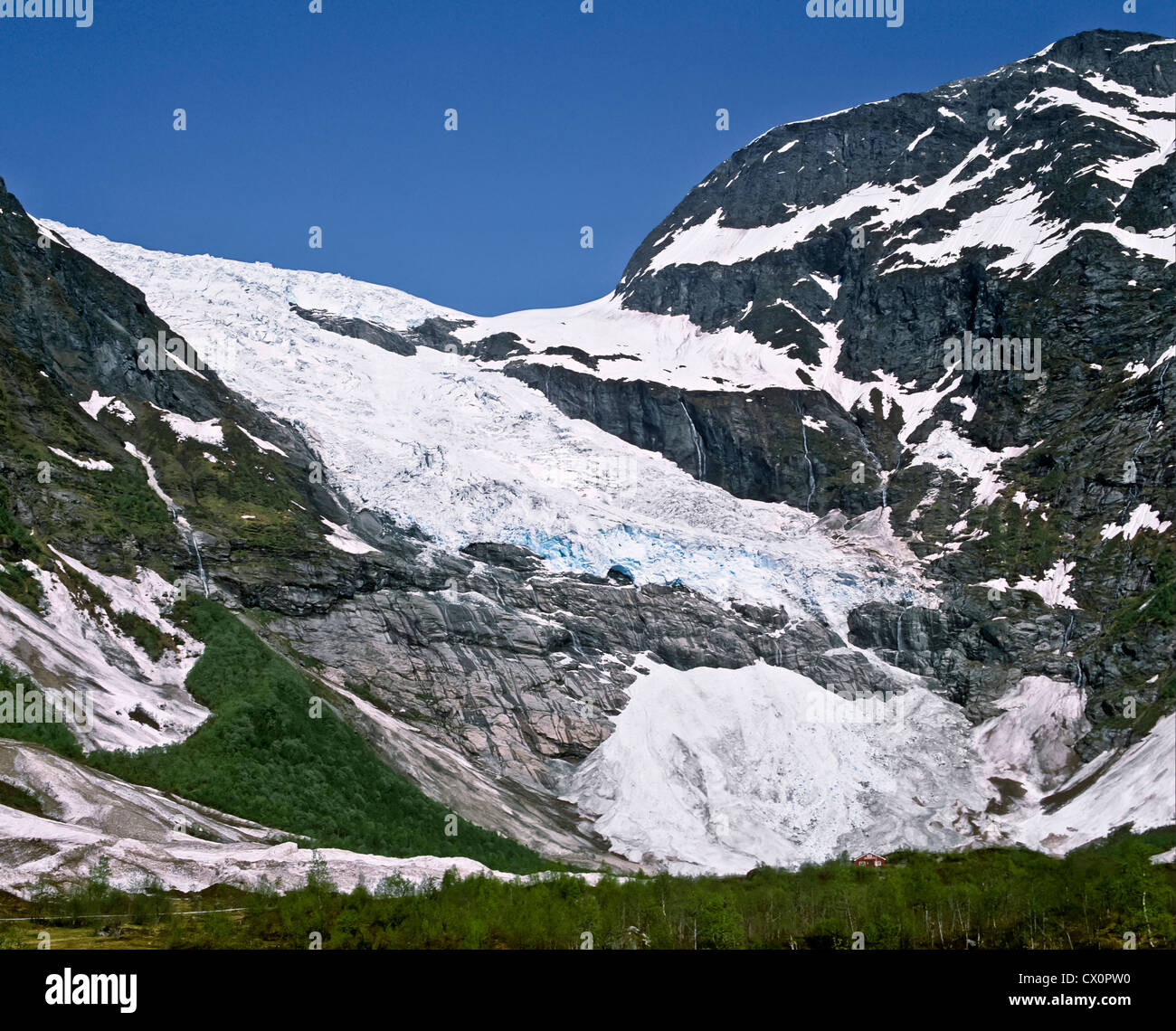 8274. The Boya Glacier, Norway, Europe Stock Photo - Alamy