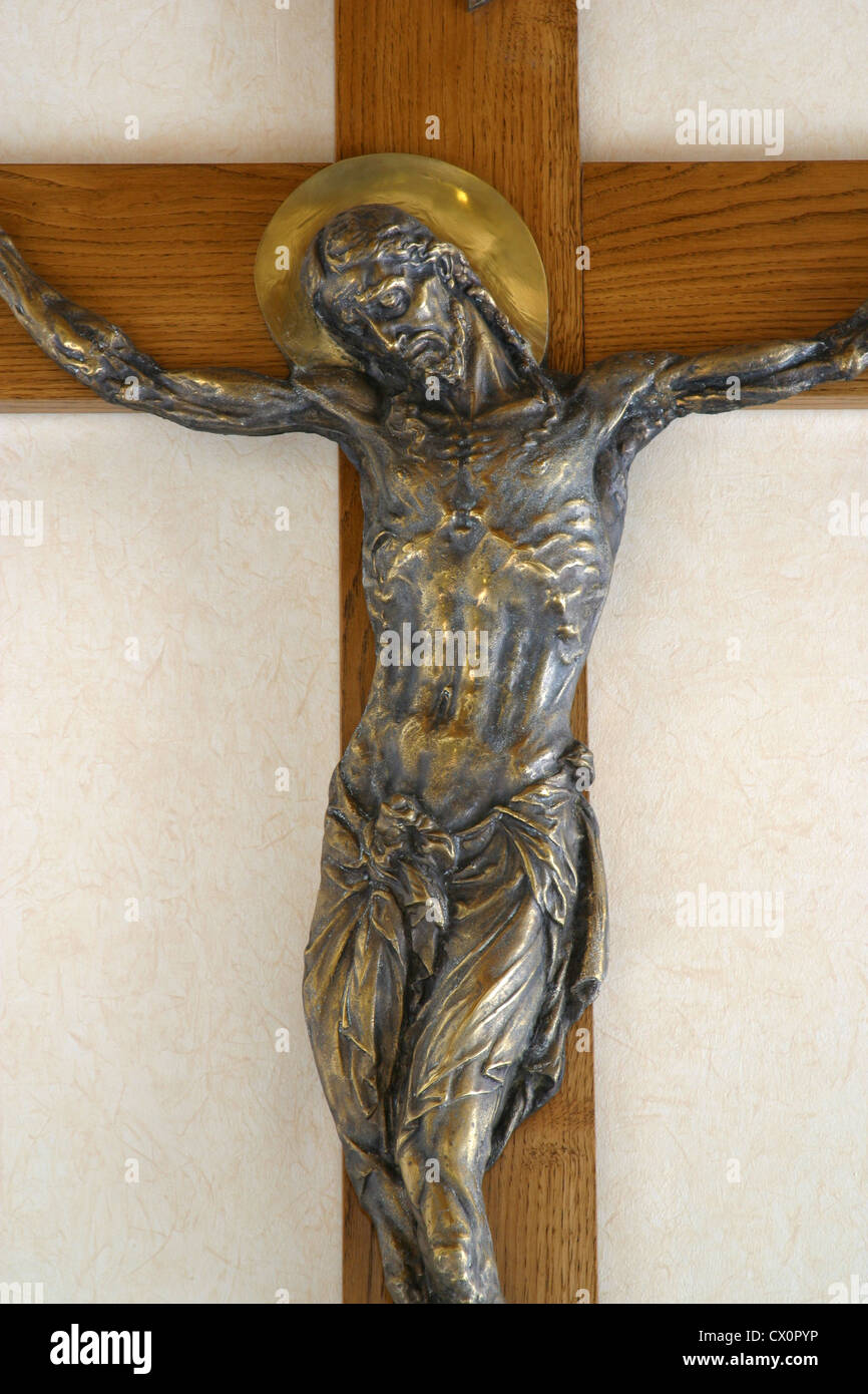 Jesus Crucified On The Cross Stock Photo Alamy jesus-crucified-on-the-cross-stock-photo-alamy