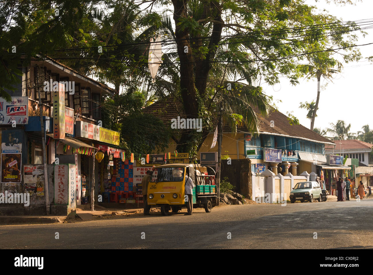 Elk201-3317 India, Kerala, Kochi, store Stock Photo