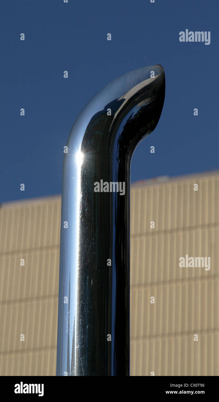 A truck exhaust pipe Stock Photo Alamy