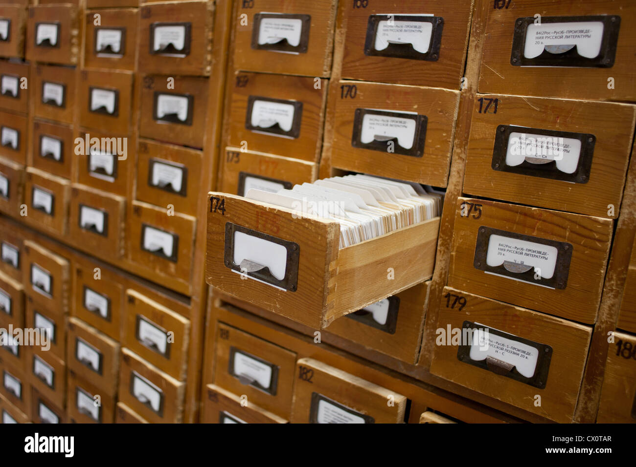 Catalogue card hires stock photography and images Alamy