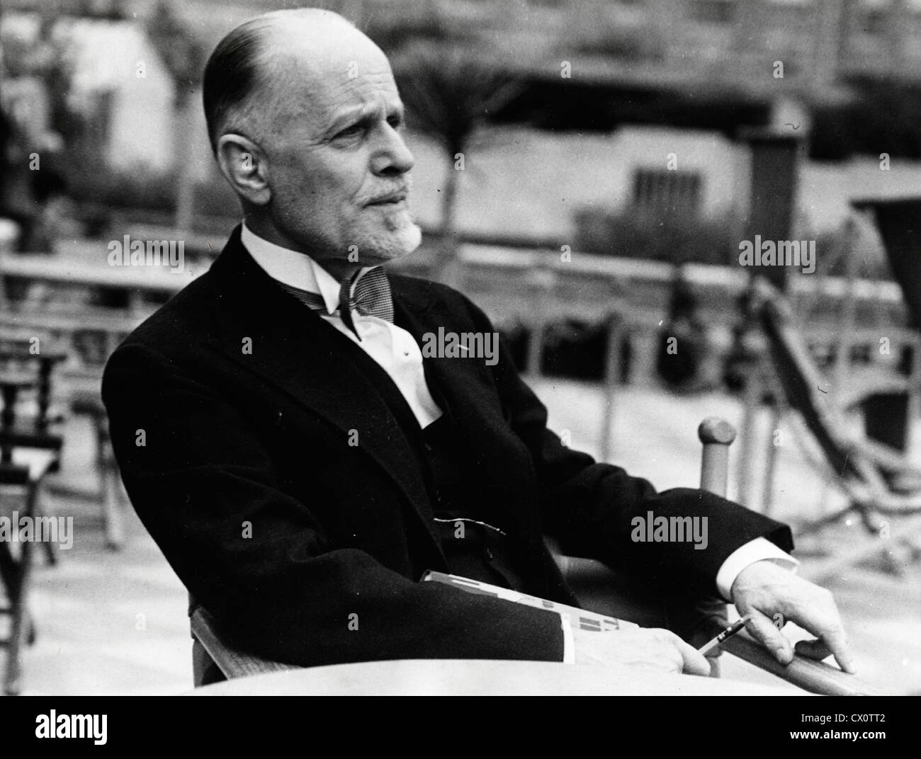 Famous traveler/lecturer Burton Holmes, 1934 Stock Photo Alamy