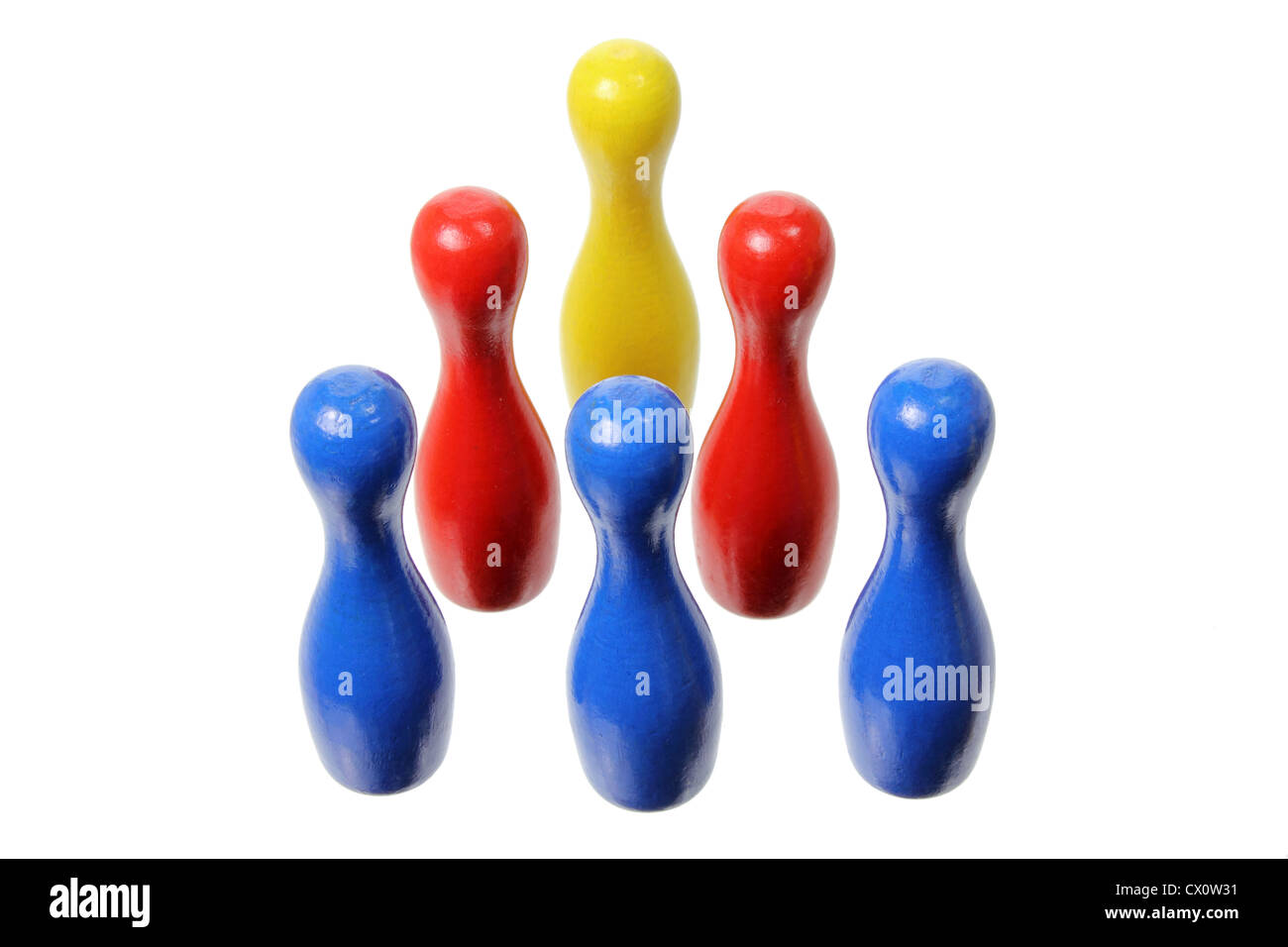 Miniature Bowling Pins Stock Photo Alamy