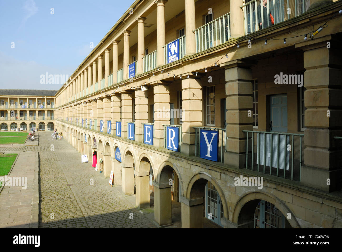 Comprehensive views of Piece Hall Halifax Stock Photo Alamy
