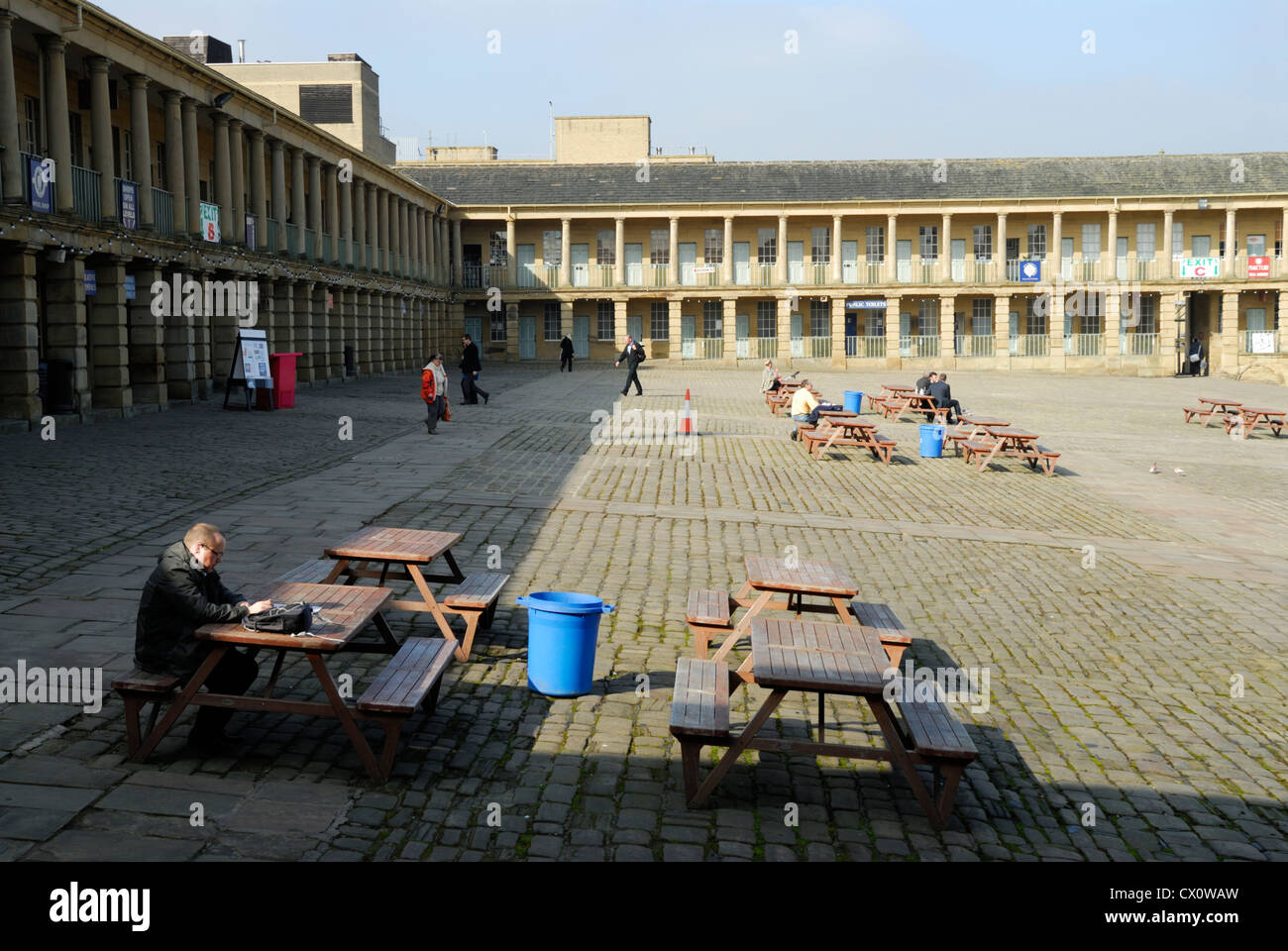 Comprehensive views of Piece Hall Halifax Stock Photo Alamy