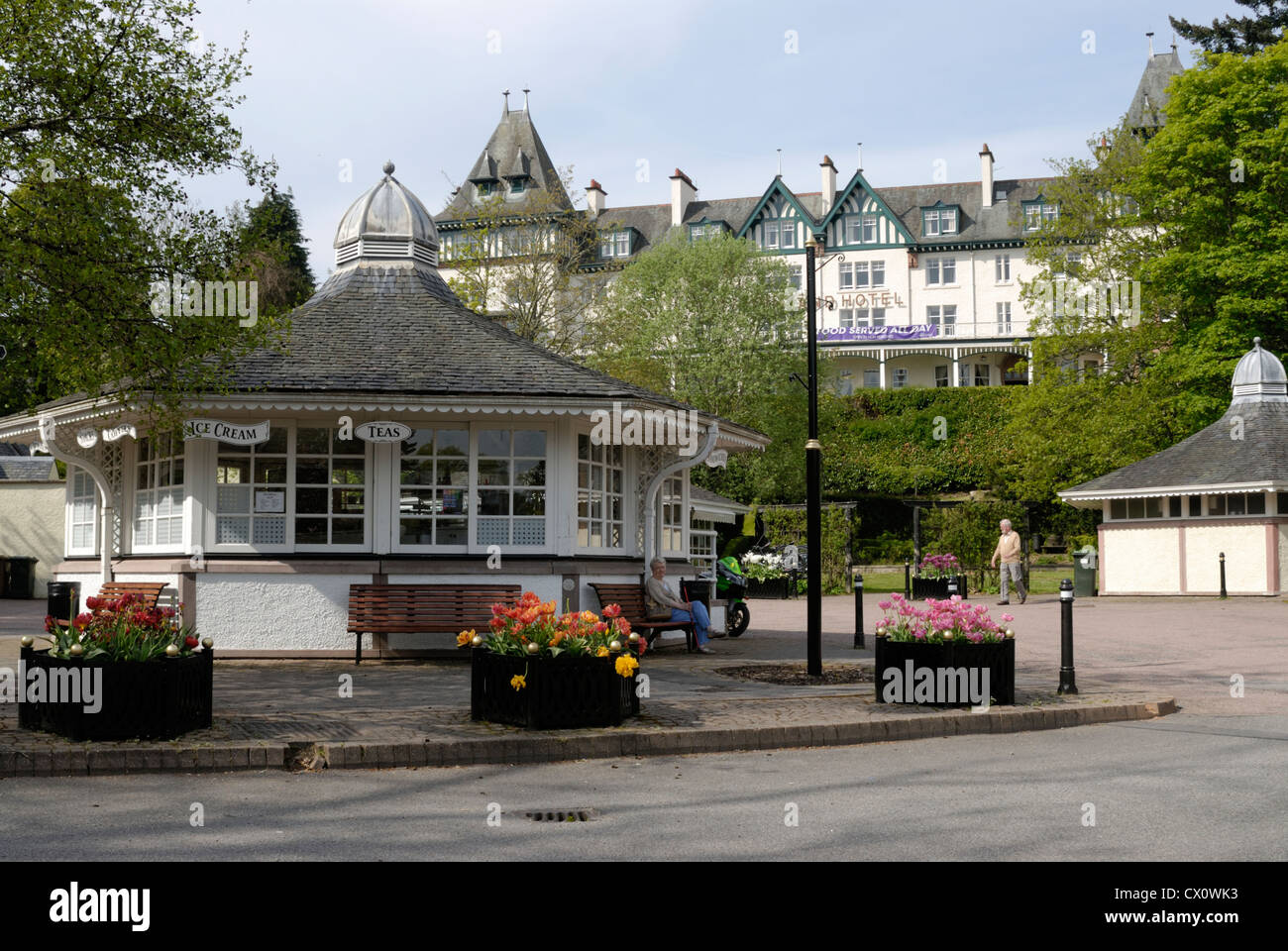 Victorian,Shops,Town Centre,Strathpeffer,Scottish,Highland Stock Photo