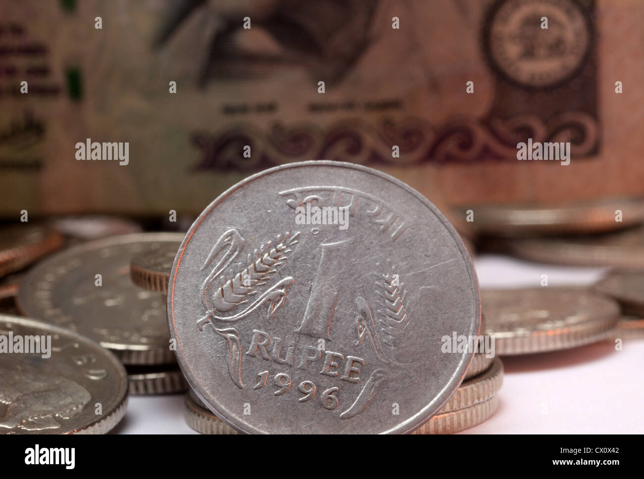 1 indian ruppe Stock Photo - Alamy