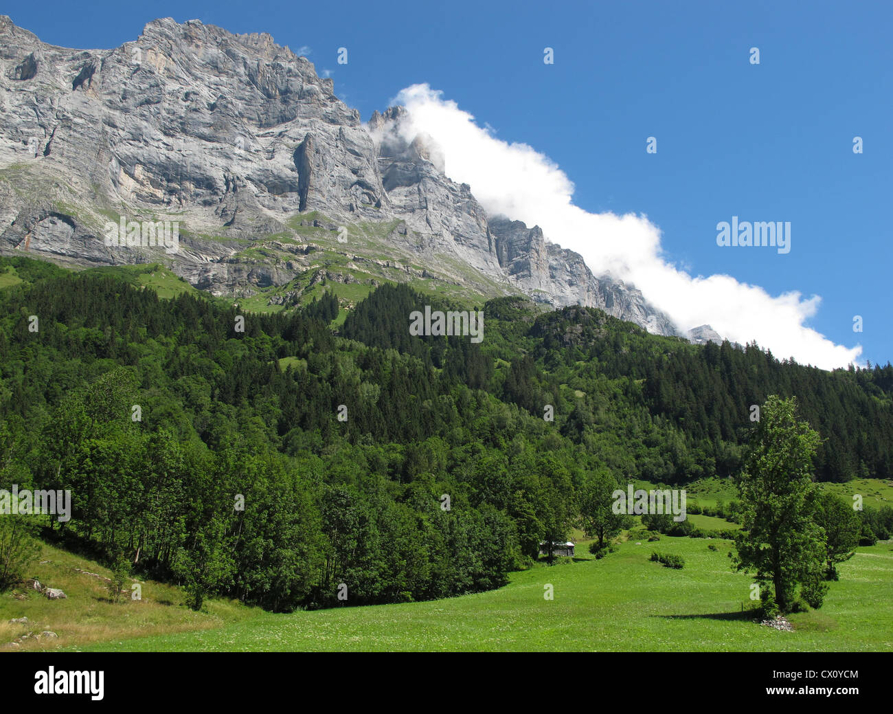 Susten Pass (west side), Switzerland Stock Photo