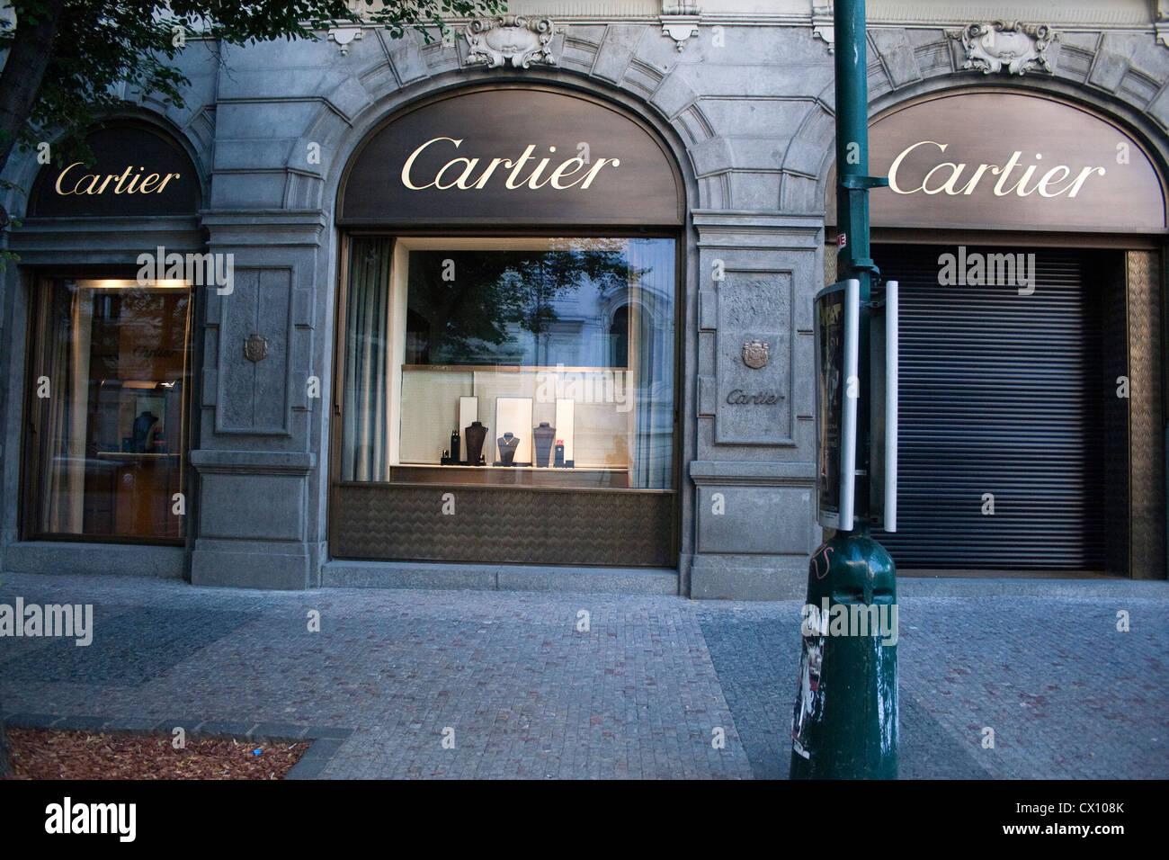 Cartier Shop in Parizska Street in 