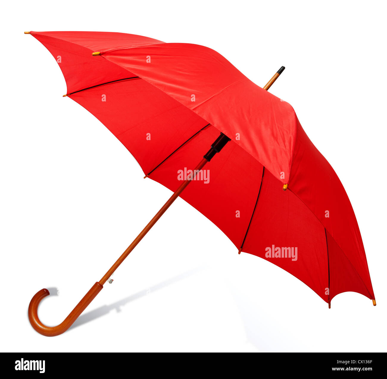 Red umbrella Stock Photo