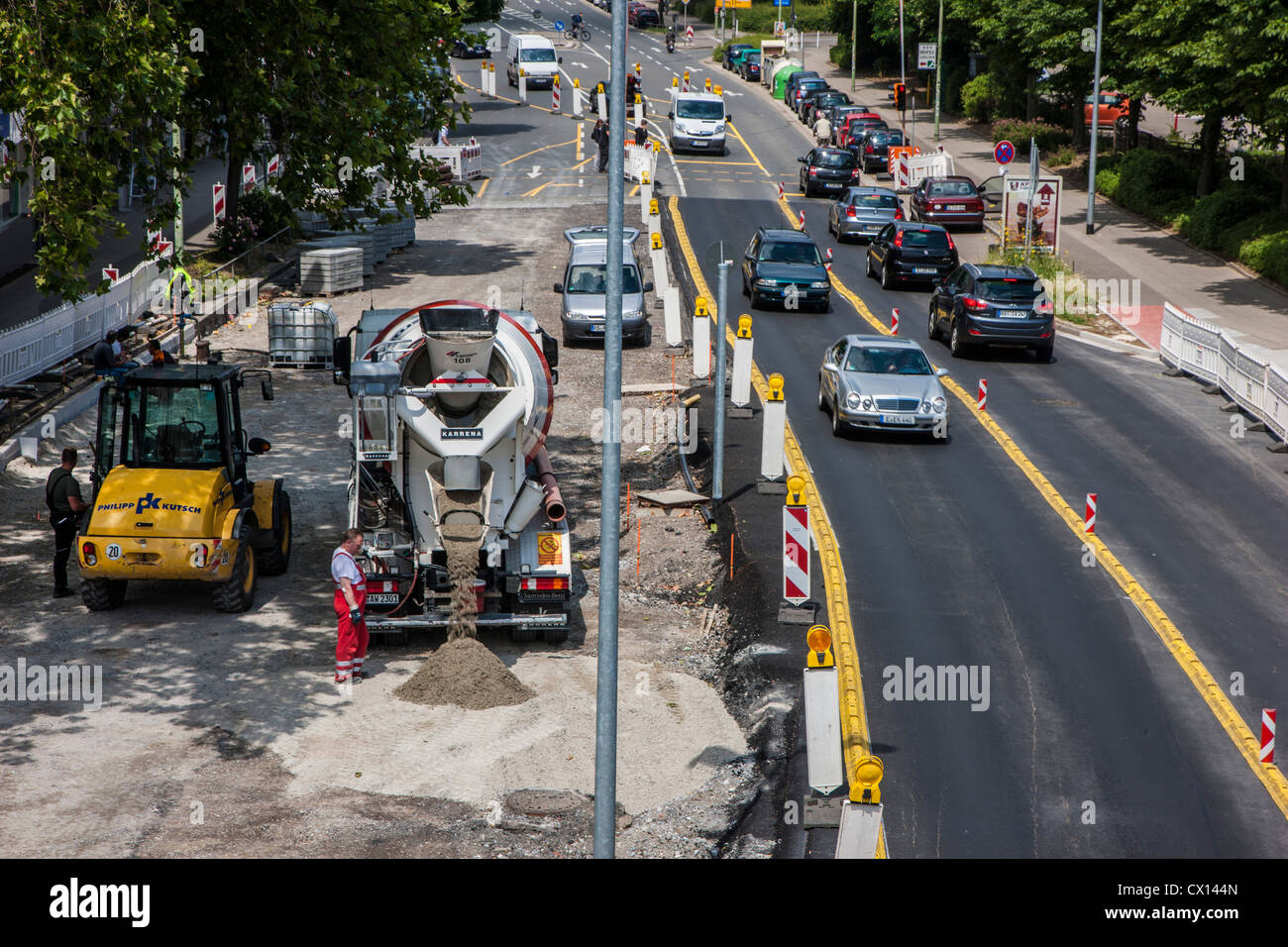 Road construction hires stock photography and images Alamy