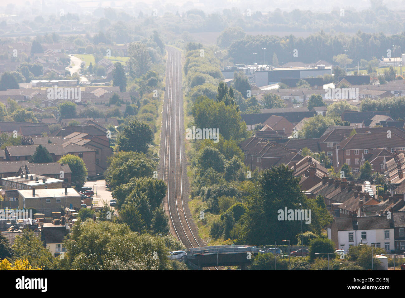 View of Aylesbury Vale taken from above Stock Photo Alamy