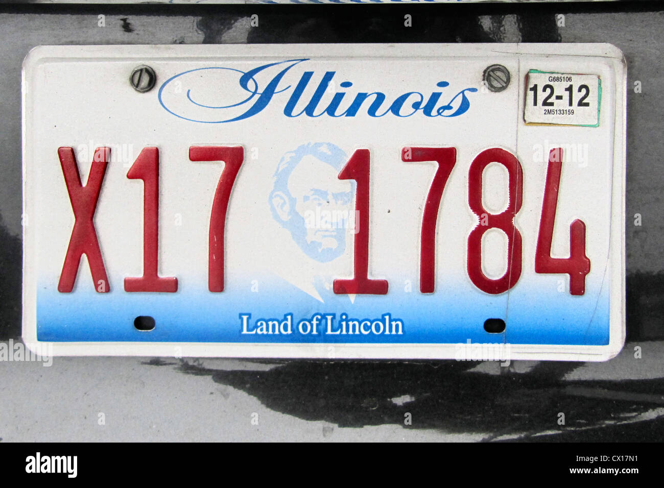 Illinois license plate hires stock photography and images Alamy