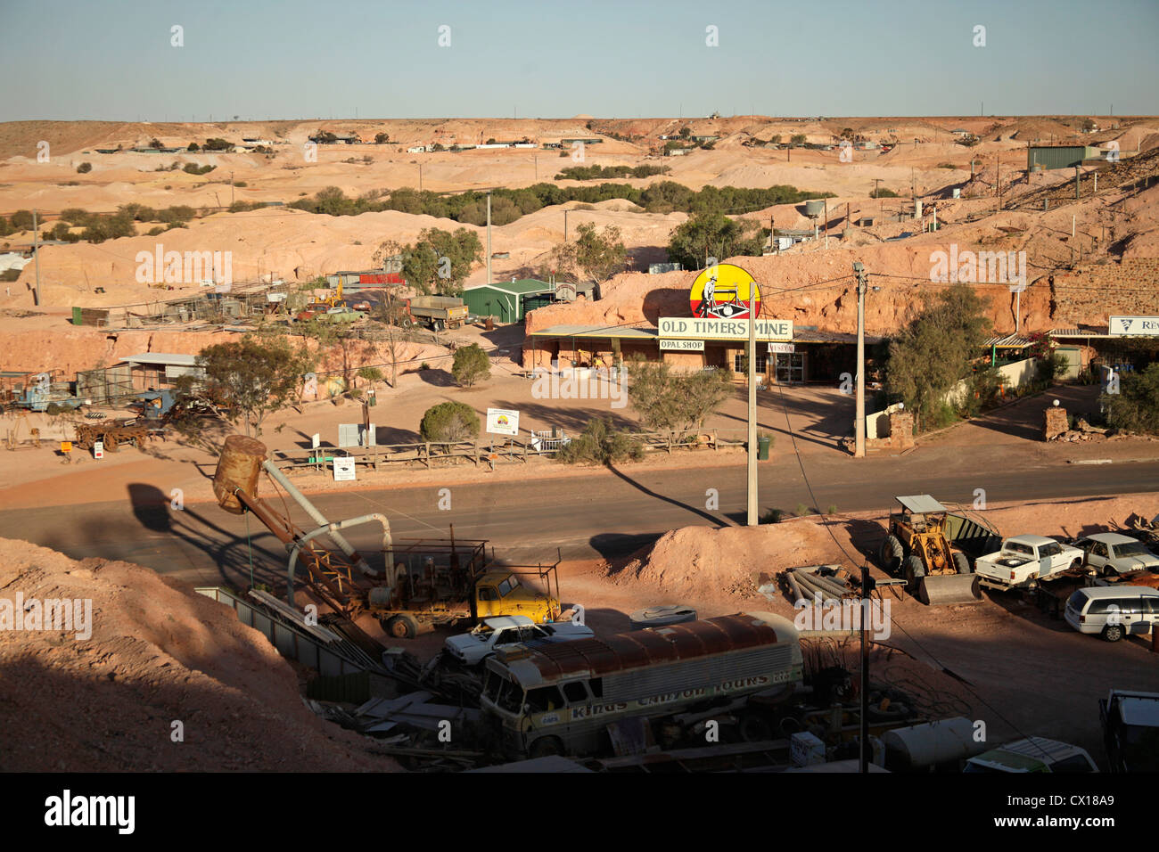 Museum Old timers Mine in Coober Pedy, South Australia, Australia Stock Photo