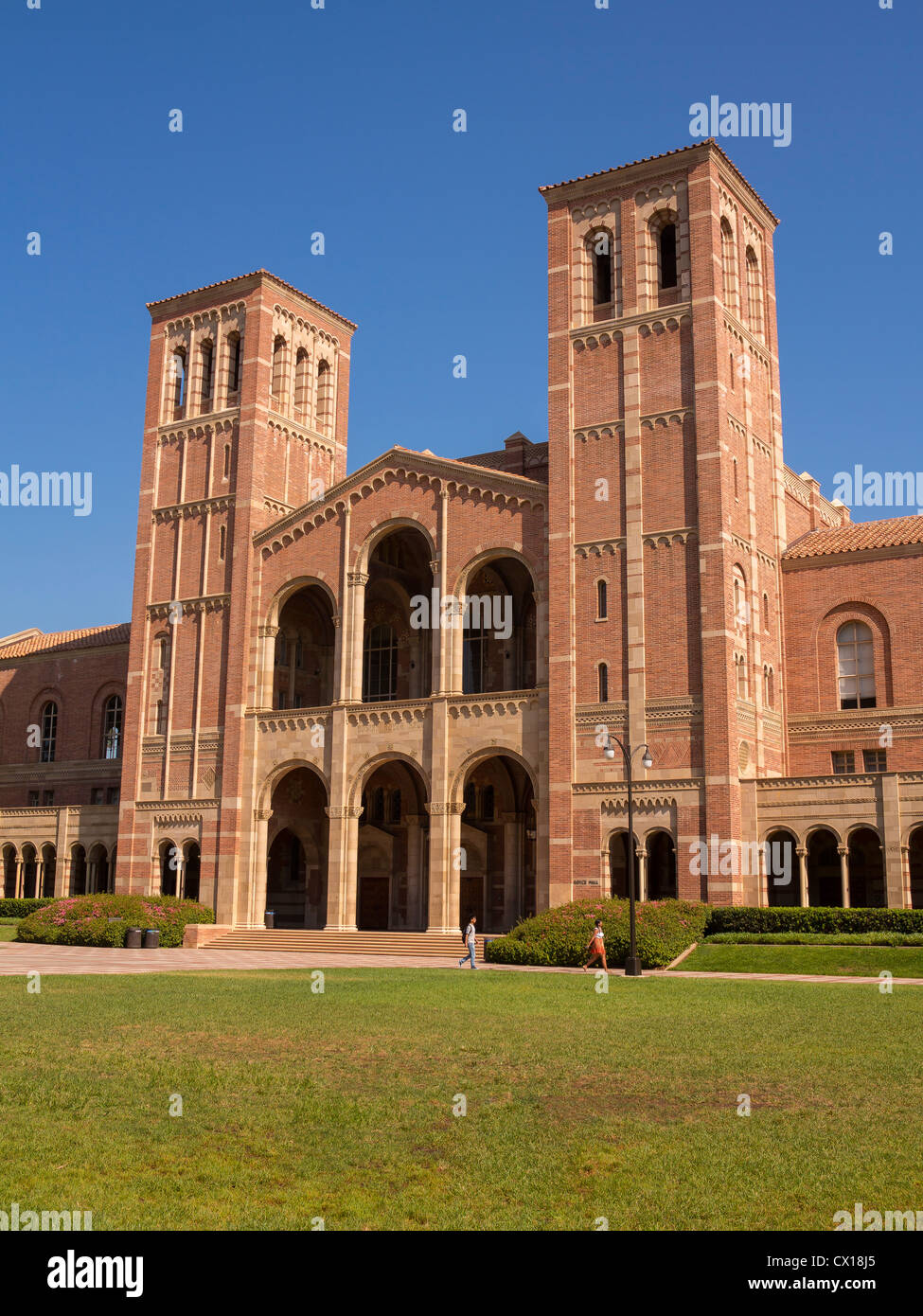 LOS ANGELES CALIFORNIA USA Royce Hall On UCLA Campus Stock Photo 
