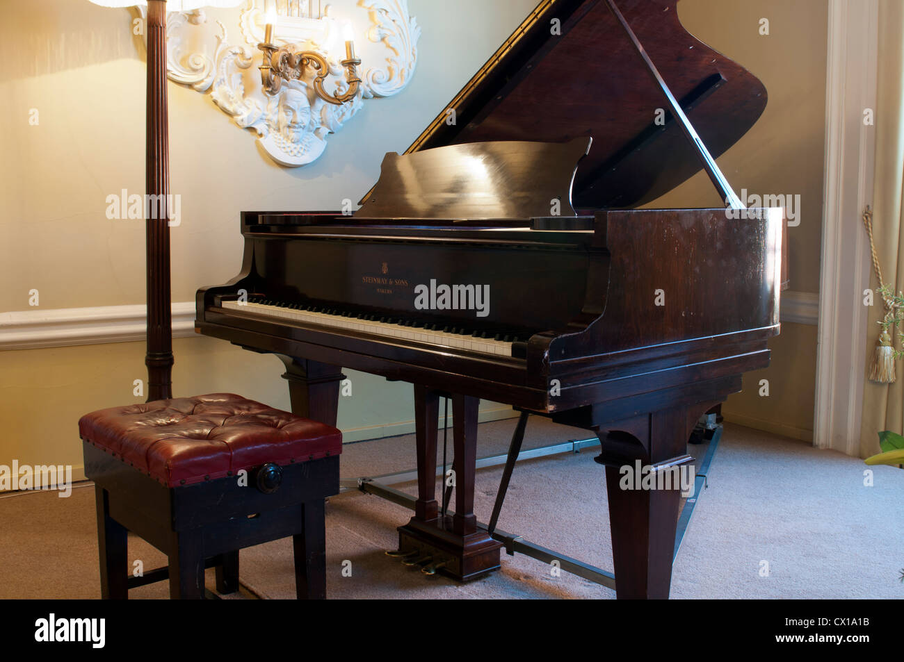 Steinway grand piano Stock Photo