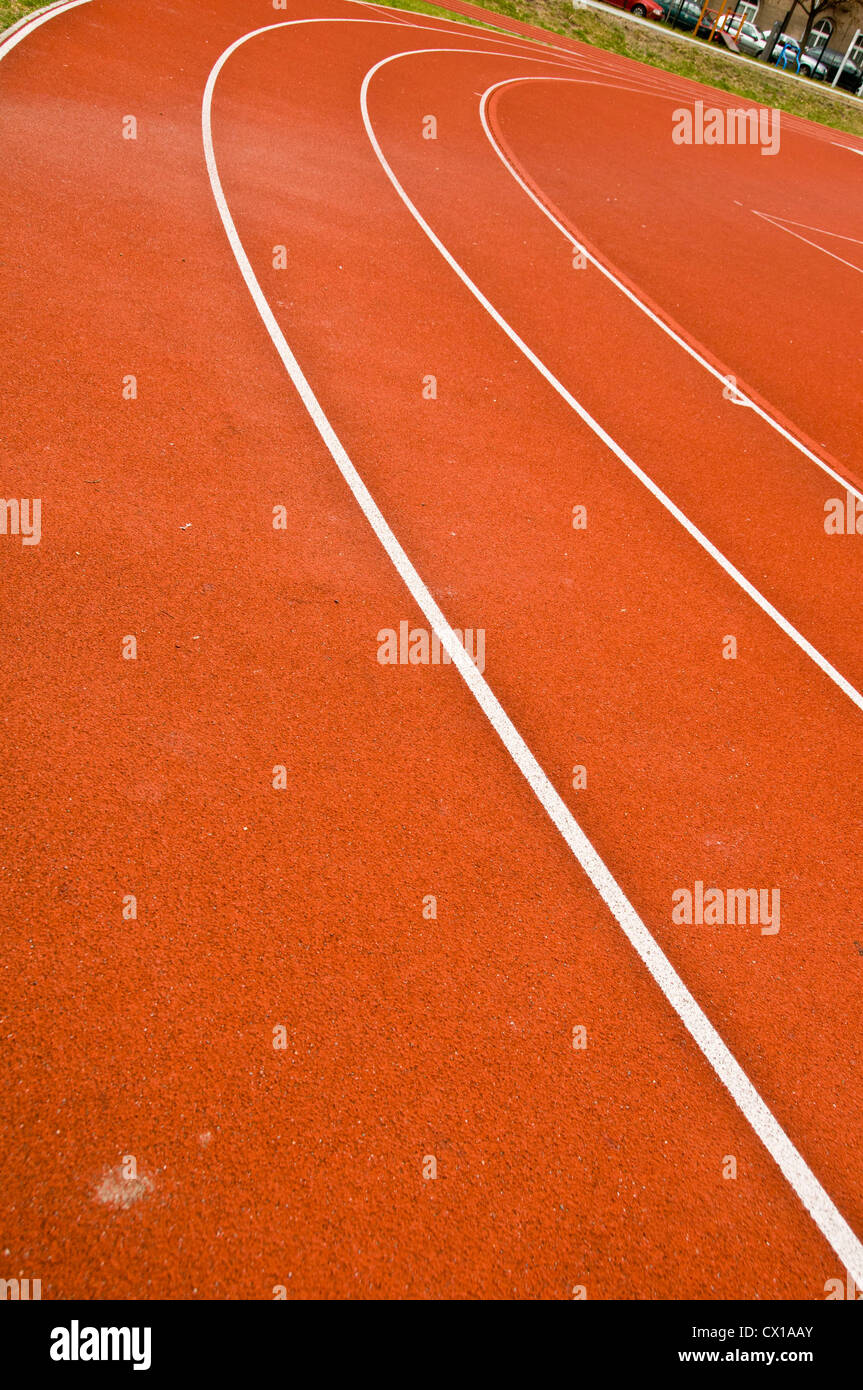athletics running track Stock Photo Alamy