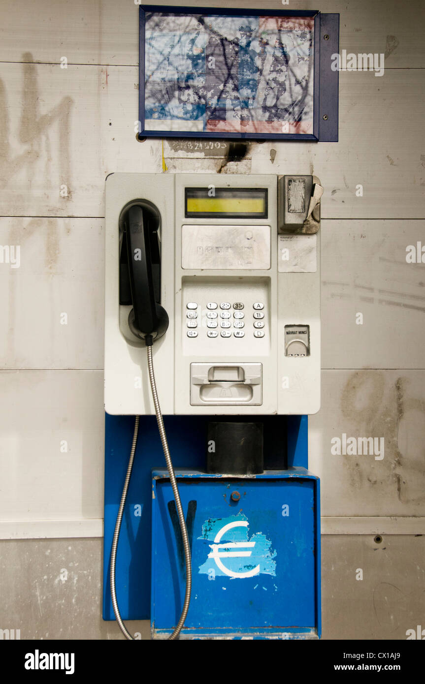 Old public telephone booth hi-res stock photography and images - Alamy