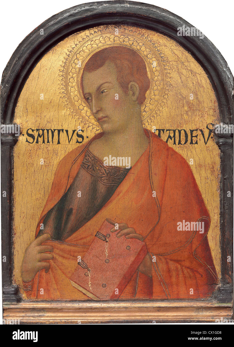 Workshop of Simone Martini, Saint Thaddeus, probably c. 1320, tempera on panel Stock Photo