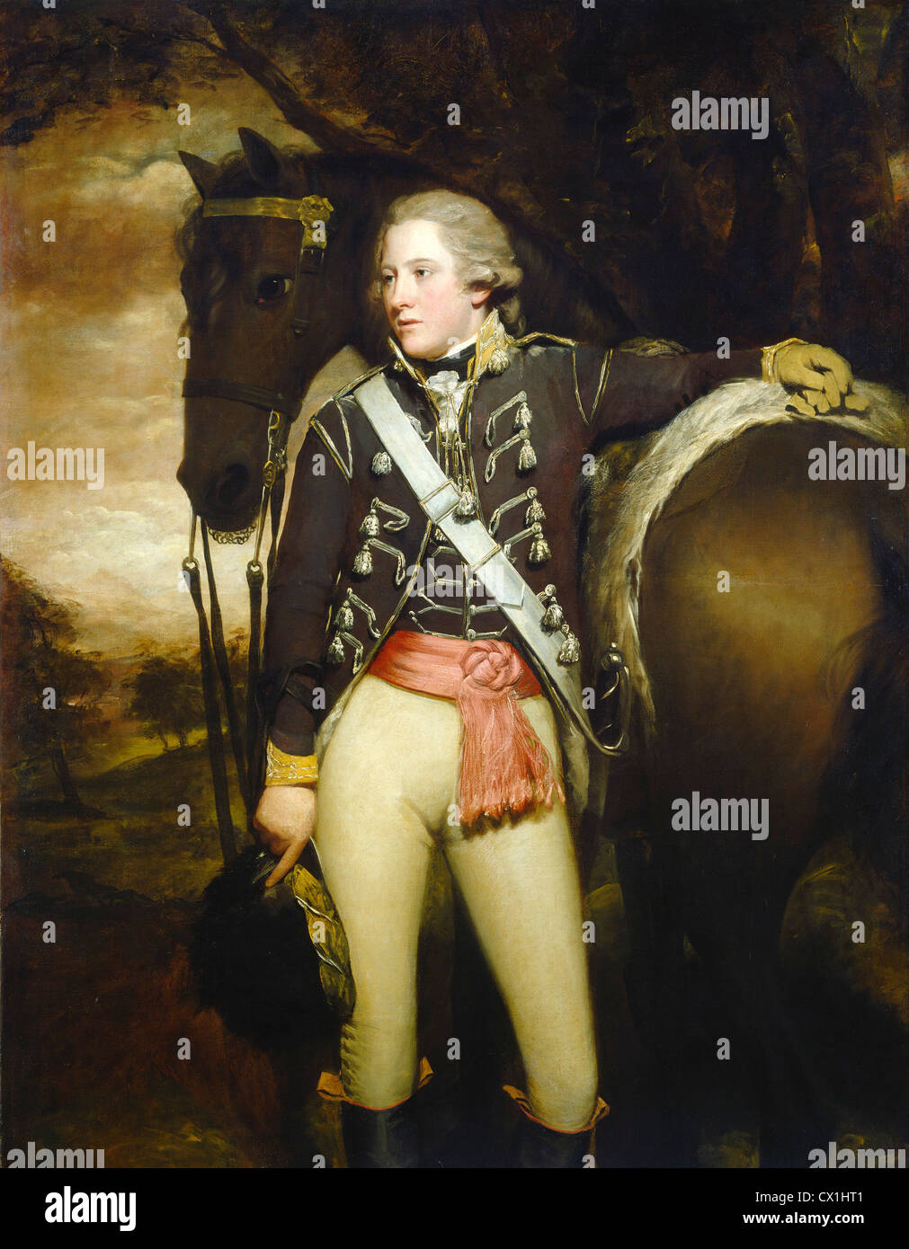 Sir Henry Raeburn, Captain Patrick Miller, Scottish, 1756 - 1823, 1788/1789, altered later (date unknown), oil on canvas Stock Photo