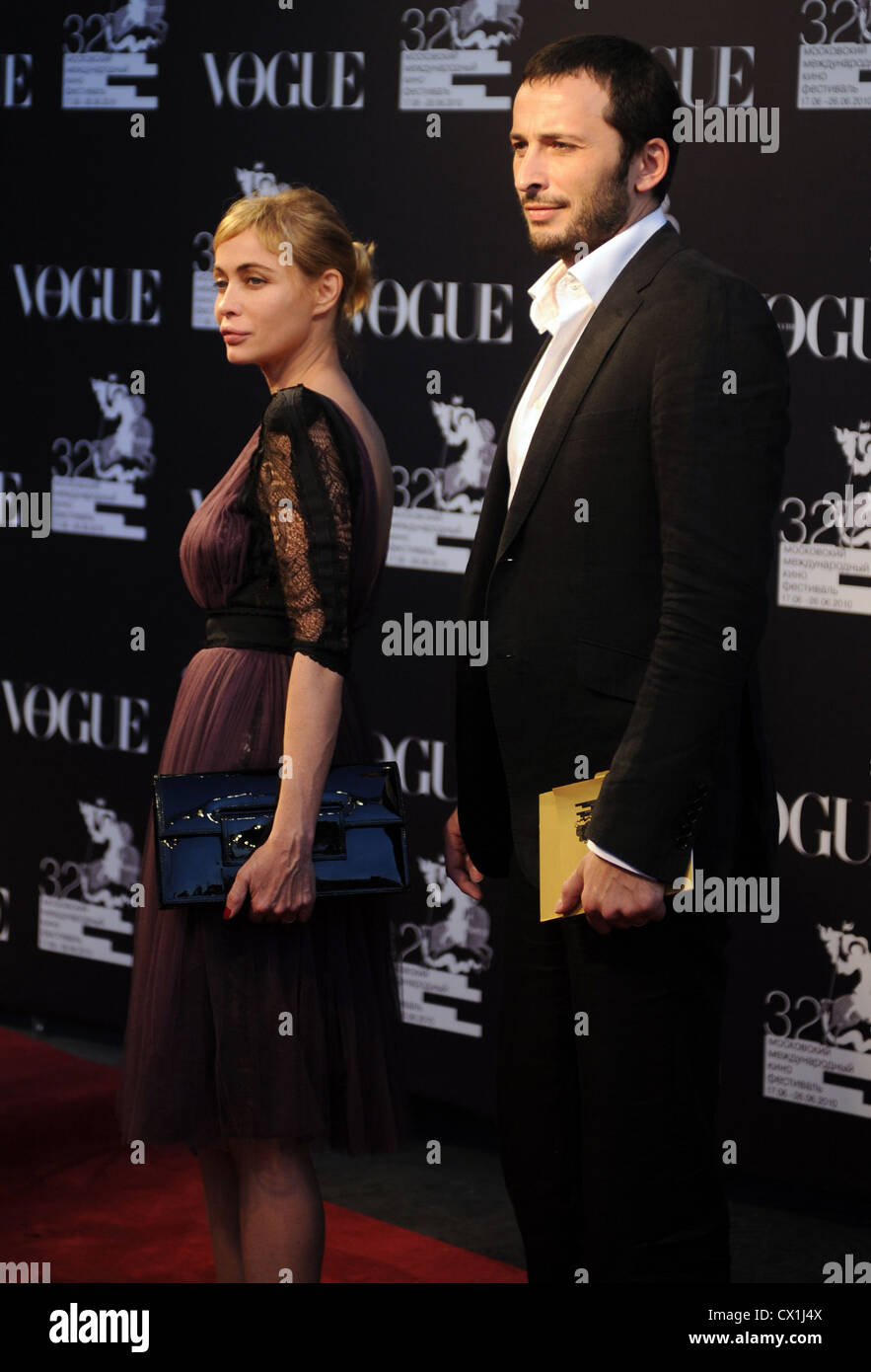 MOSCOW, RUSSIA. JUNE 25, 2010. French director Michael Cohen and his