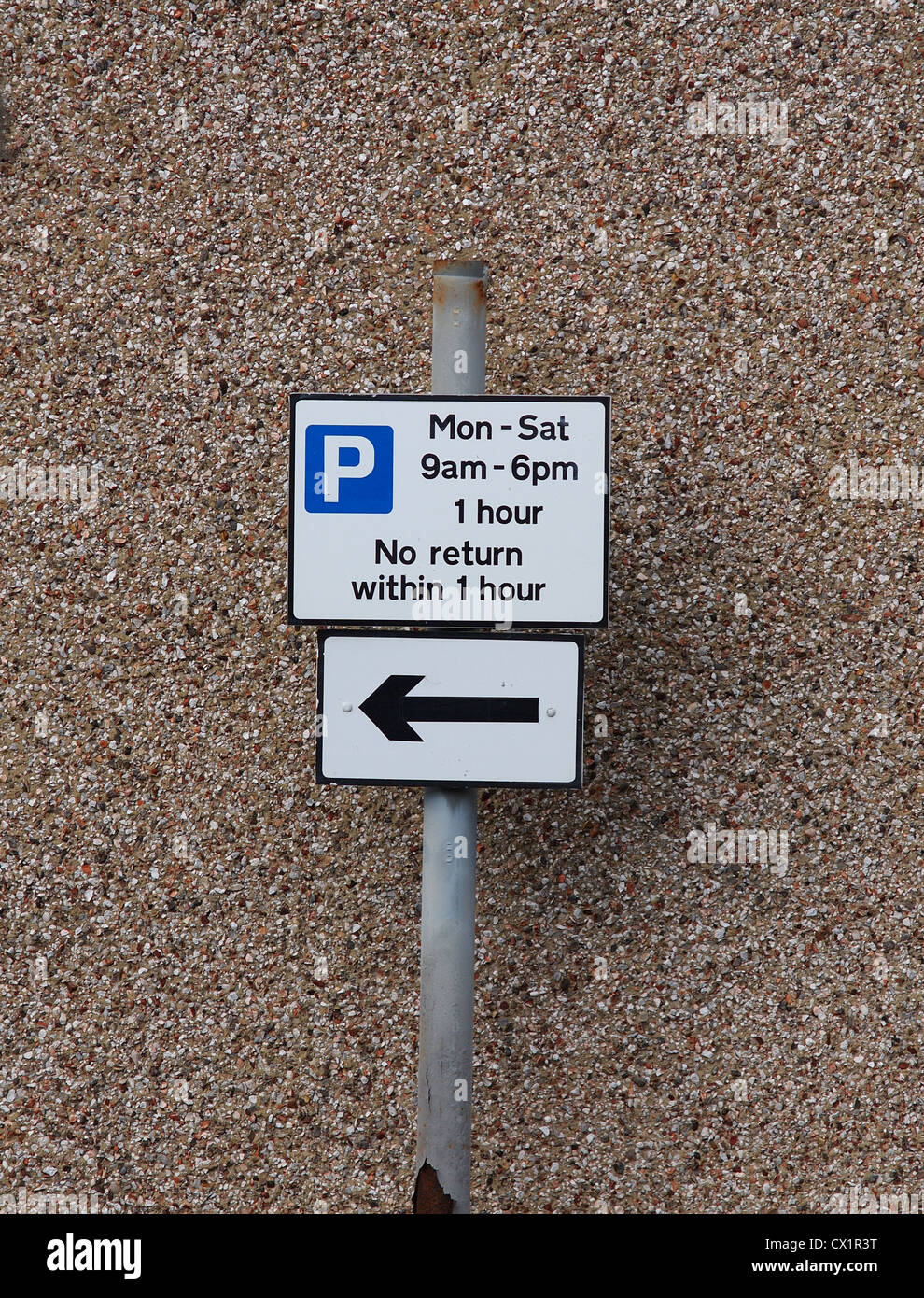 Parking restriction sign hires stock photography and images Alamy