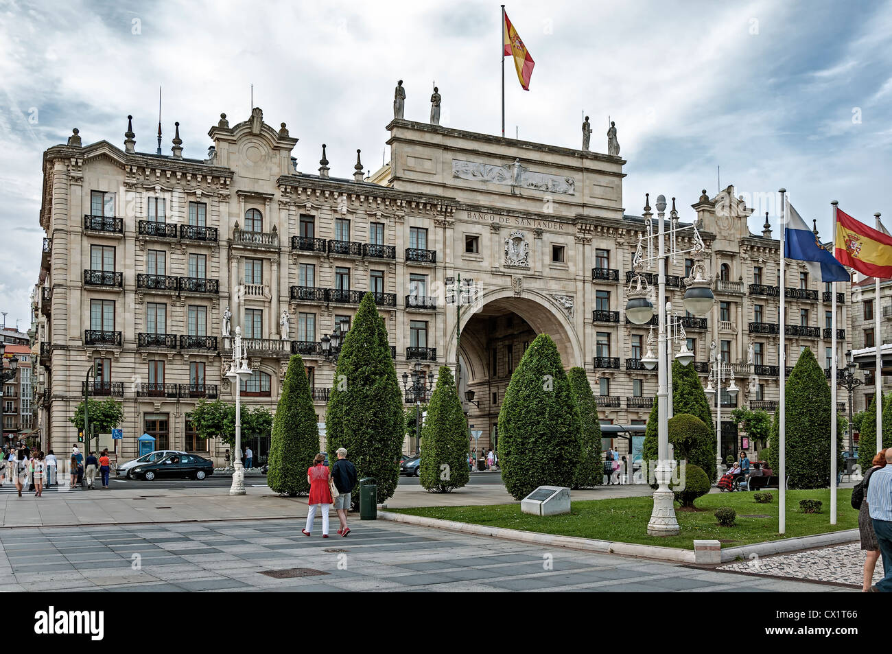 Santander Bank Head Office In High Resolution Stock Photography And Images Alamy