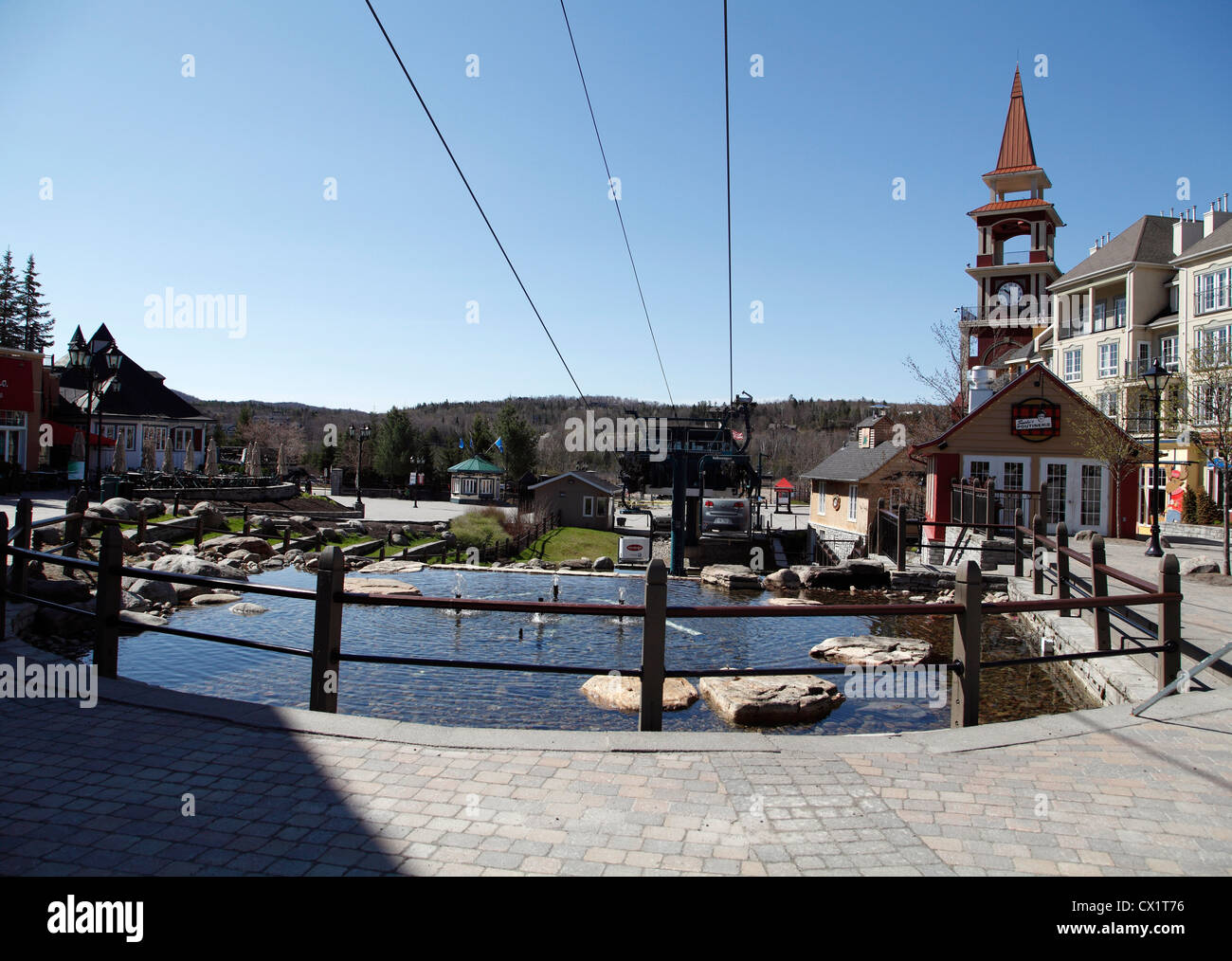 Retail Stores In Mont Tremblant Ski Village A Winter Ski Resort In The