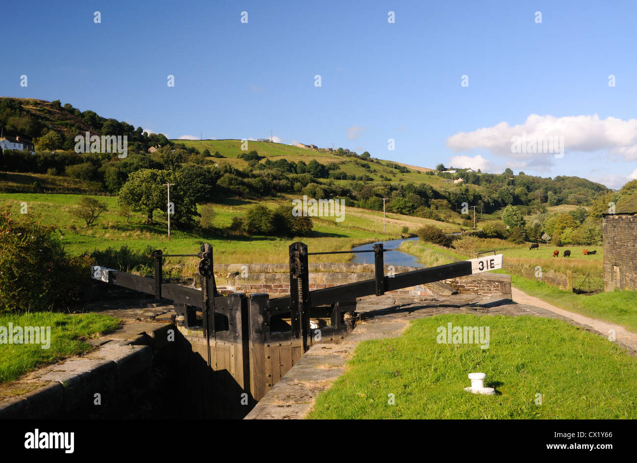 Narrow canal lock hi-res stock photography and images - Alamy