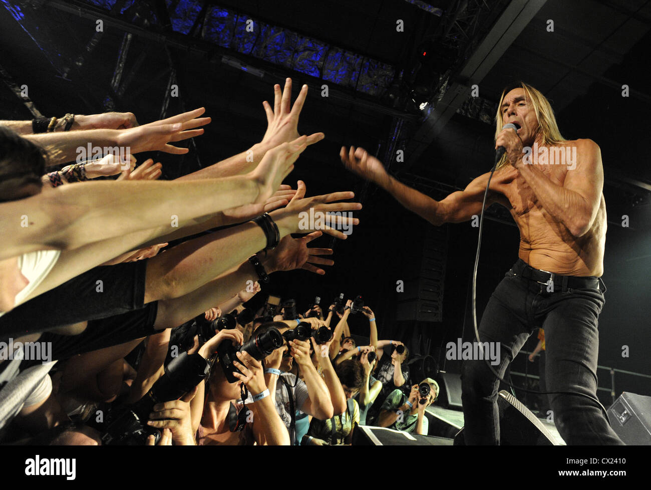 Itar Tass Moscow Russia August 6 10 American Musician Iggy Pop Stock Photo Alamy Itar Tass Moscow Russia August 6 10 American Musician Iggy Pop Stock Photo Alamy