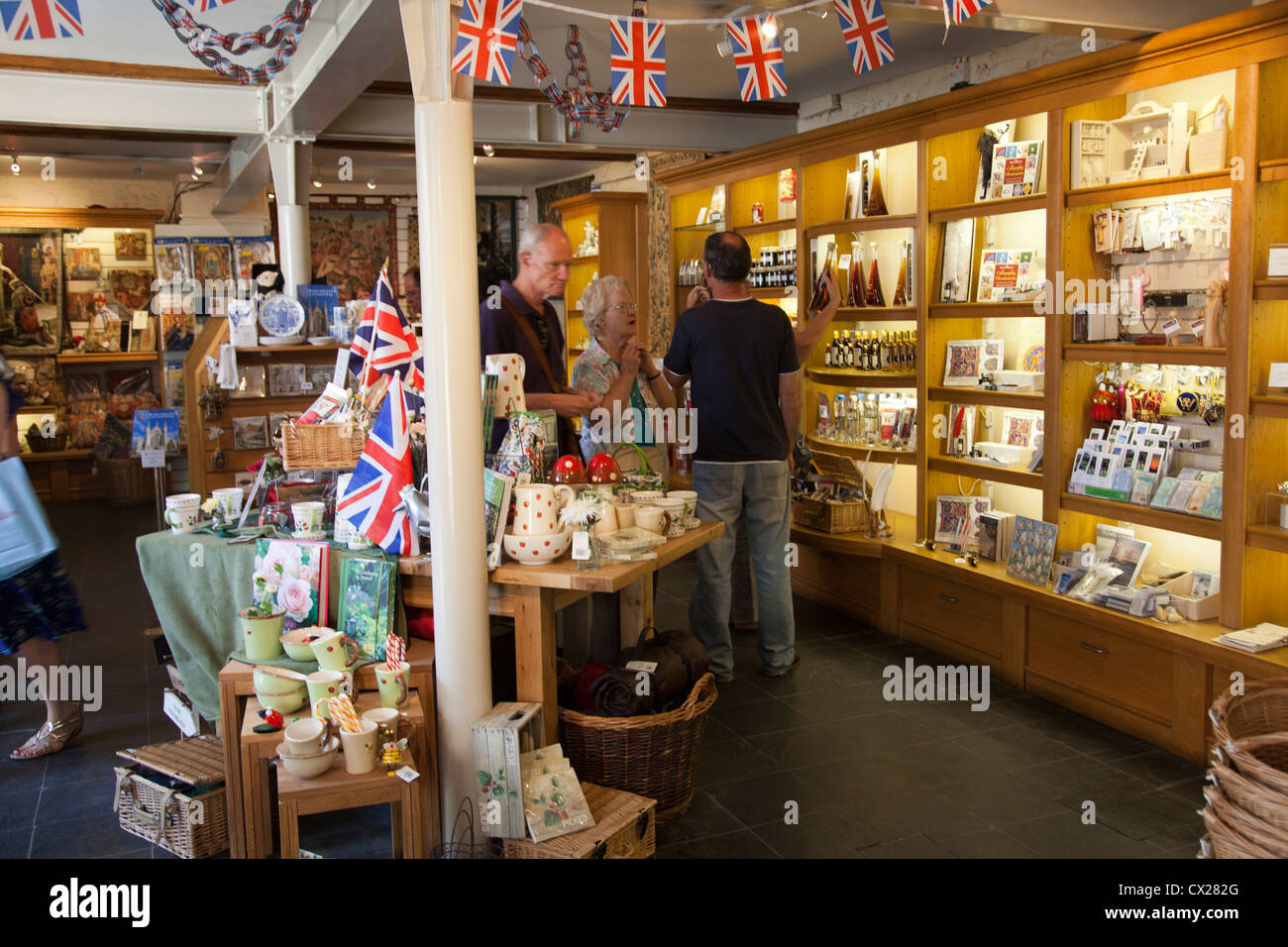 Winchester Cathedral Gift Shop Hampshire UK Stock Photo Alamy