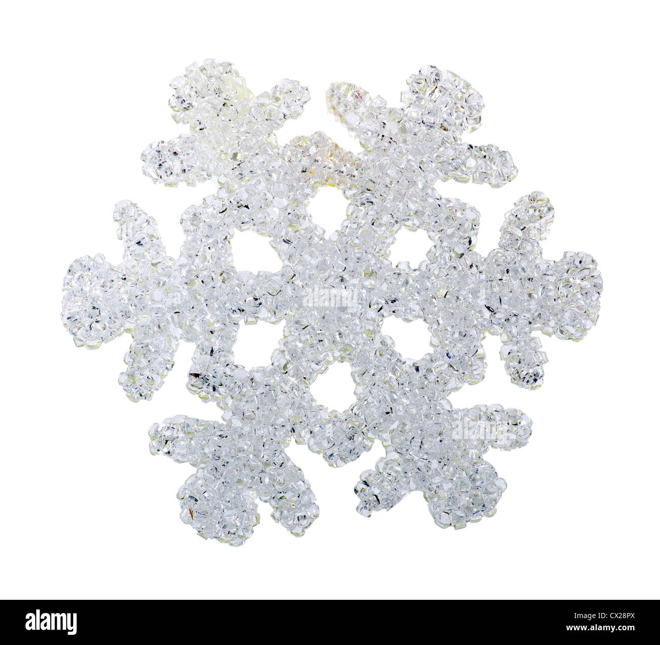 snowflakes isolated on white background Stock Photo