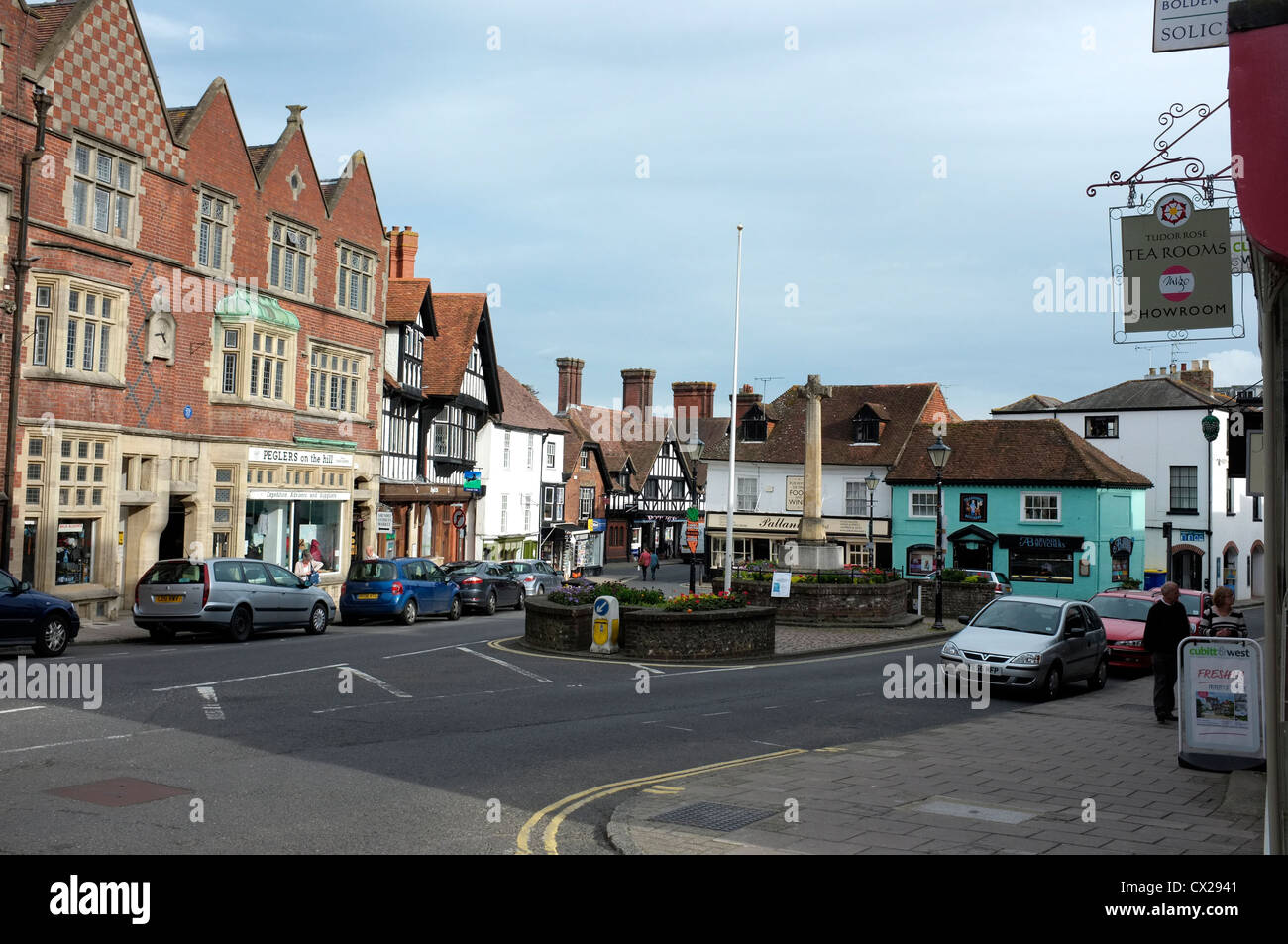 the town of arundel in west sussex uk Stock Photo - Alamy