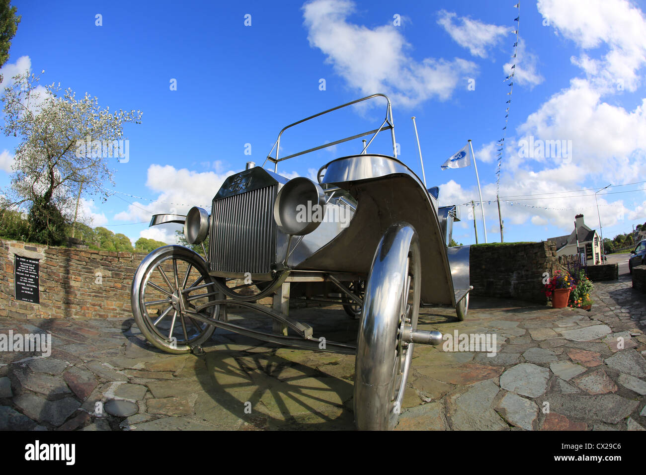 co county kerry, stinless steel model of henry fords model t motor car
