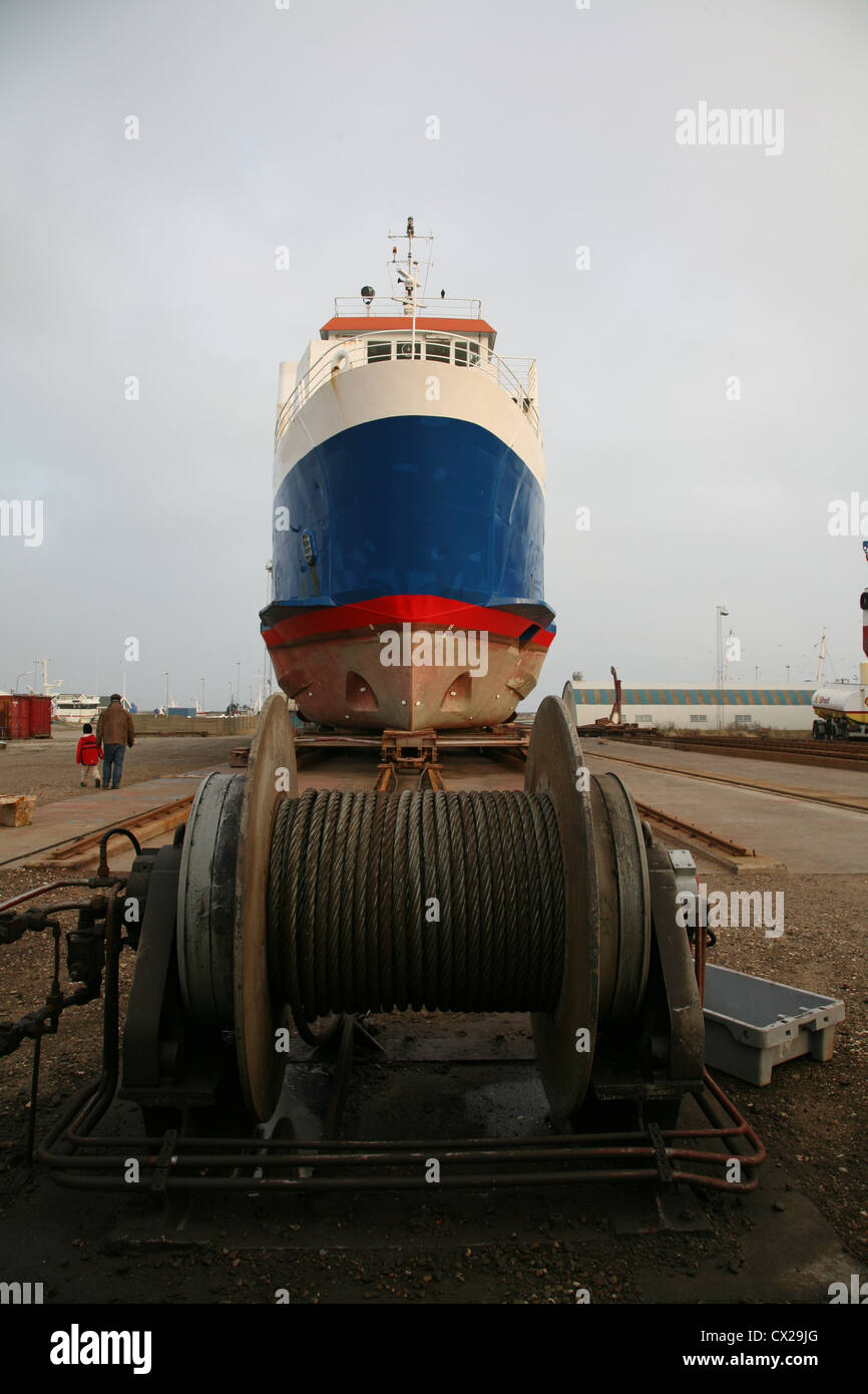 Big ship in the dock Stock Photo - Alamy