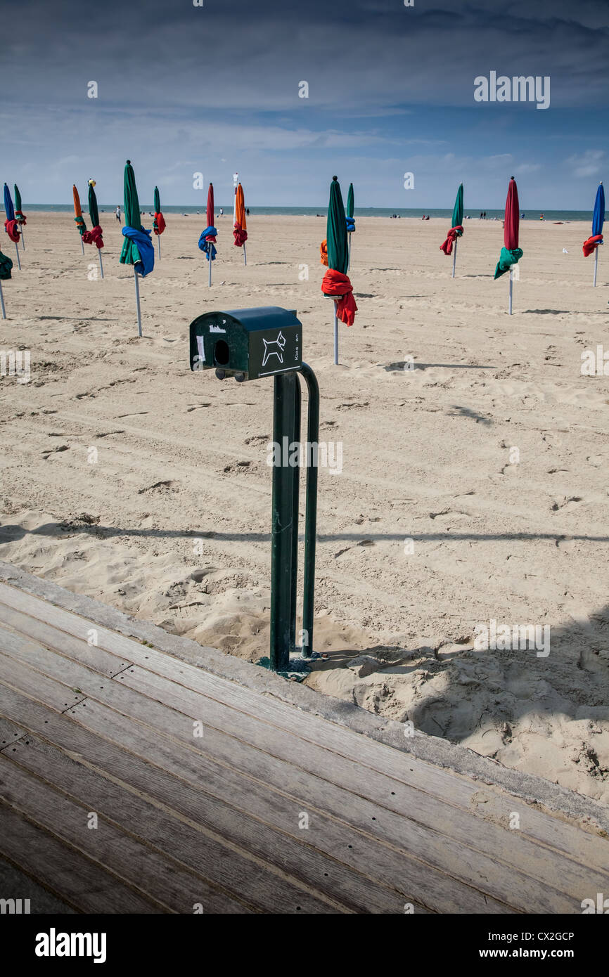Normandy France Beach Parasol Stock Photos Normandy France