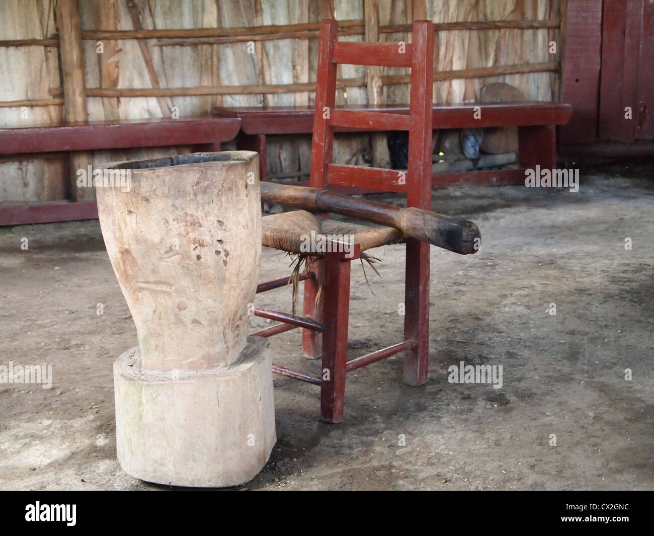 Old mortar and pestle Stock Photo Alamy