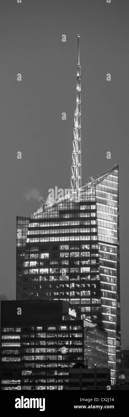 42 th street , Skyscraper, Bank of America, New York, USA, Stock Photo