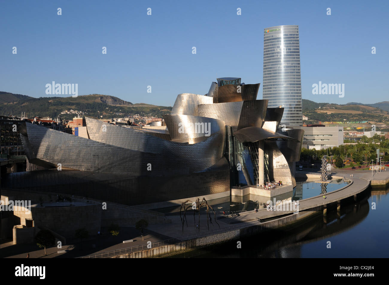 Guggenheim Museum designed by Frank Gehry, Bilbao, Spain Stock Photo
